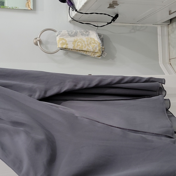 Pewter grey slit dress Bill Levkoff - Picture 3 of 8